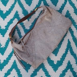 HOBO International Stingray Metallic Print Leather Purse